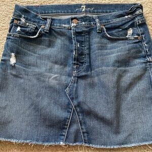7 for all mankind skirt